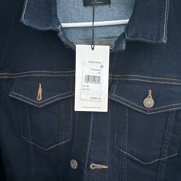 NWT 7 for all Mankind women’s Jean jacket - Picture 1 of 8